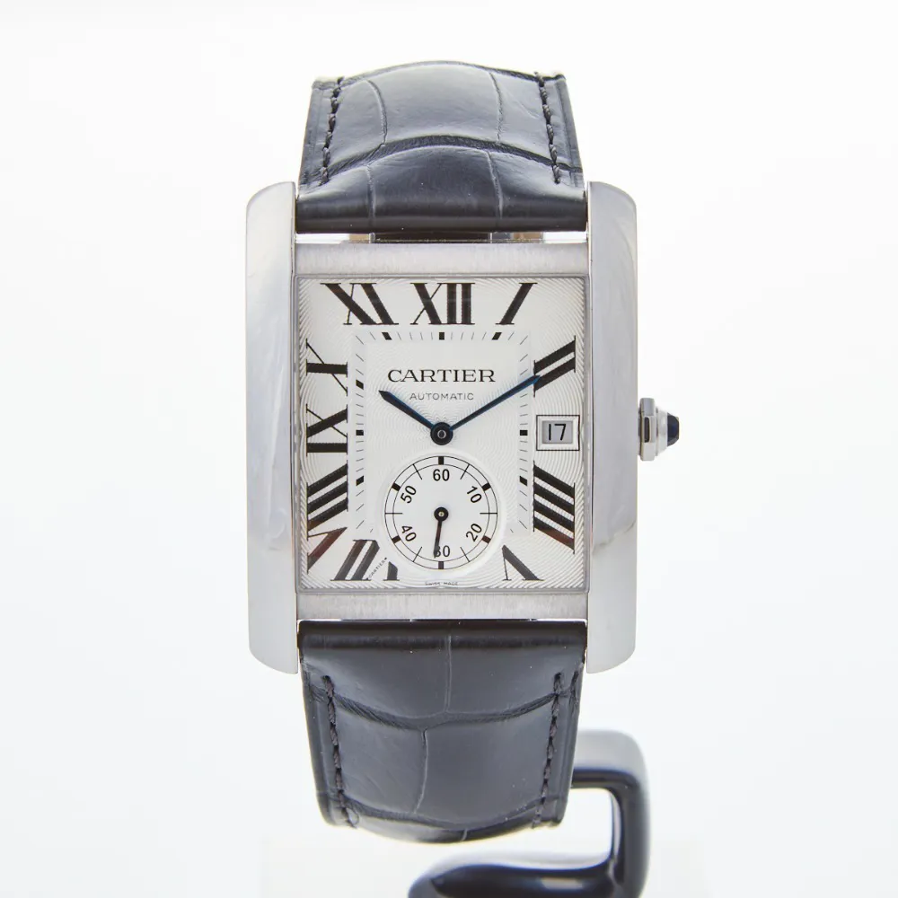 Cartier Tank W5330003 34.5mm Stainless steel Silver