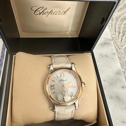 Chopard Happy Sport 278582-6009 36mm Yellow gold and Stainless steel Mother-of-pearl