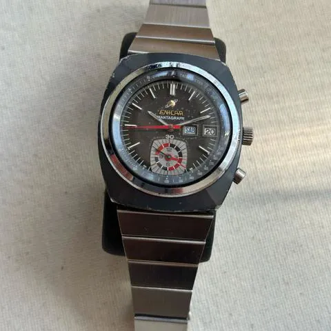 Enicar 38mm Stainless steel Silver 1