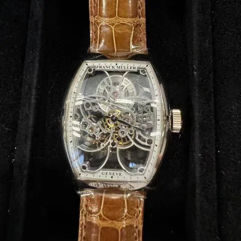 Franck Muller 8880 B S6 SQT 39mm White gold Skeletonized