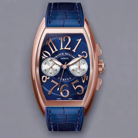 Franck Muller Cintree Curvex CX 40 CC AT 5N 5N 40mm Rose gold Blue