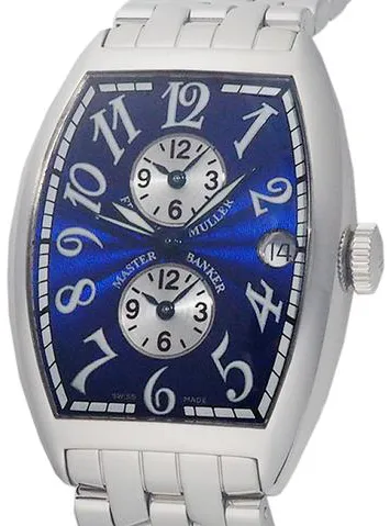 Franck Muller Master Banker 6850 MB 47mm Stainless steel Blue