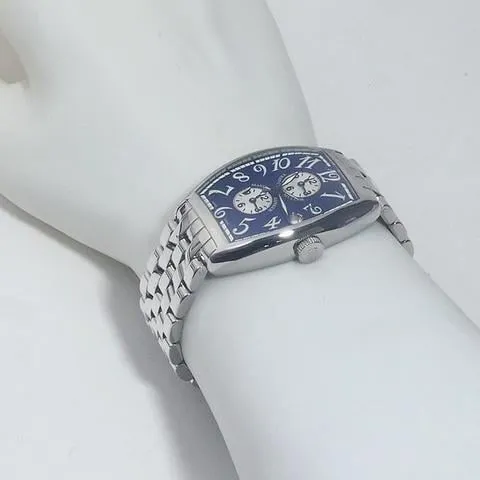 Franck Muller Master Banker 6850 MB 47mm Stainless steel Blue 6