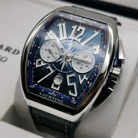 Franck Muller Vanguard V 45 CC DT  AC BL 44mm Stainless steel Blue 1