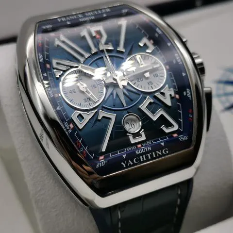 Franck Muller Vanguard V 45 CC DT  AC BL 44mm Stainless steel Blue 3