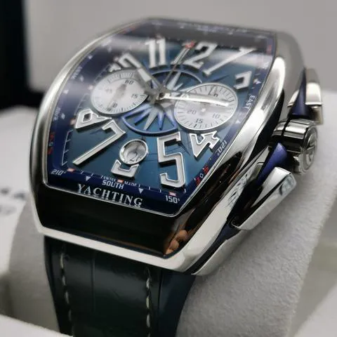 Franck Muller Vanguard V 45 CC DT  AC BL 44mm Stainless steel Blue 4