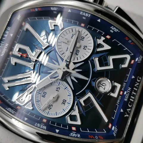 Franck Muller Vanguard V 45 CC DT  AC BL 44mm Stainless steel Blue 8