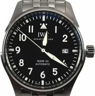 IWC Pilot IW3282-02 Stainless steel Black