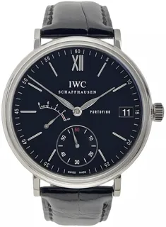 IWC Portofino Hand-Wound IW510102 Stainless steel Black