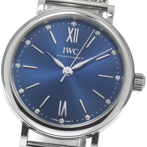 IWC Portofino IW357404 34mm Stainless steel Blue