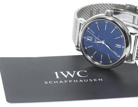 IWC Portofino IW357404 34mm Stainless steel Blue 1