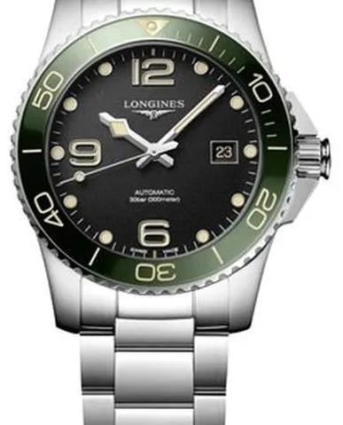 Longines HydroConquest L37814056 41mm Stainless steel Black