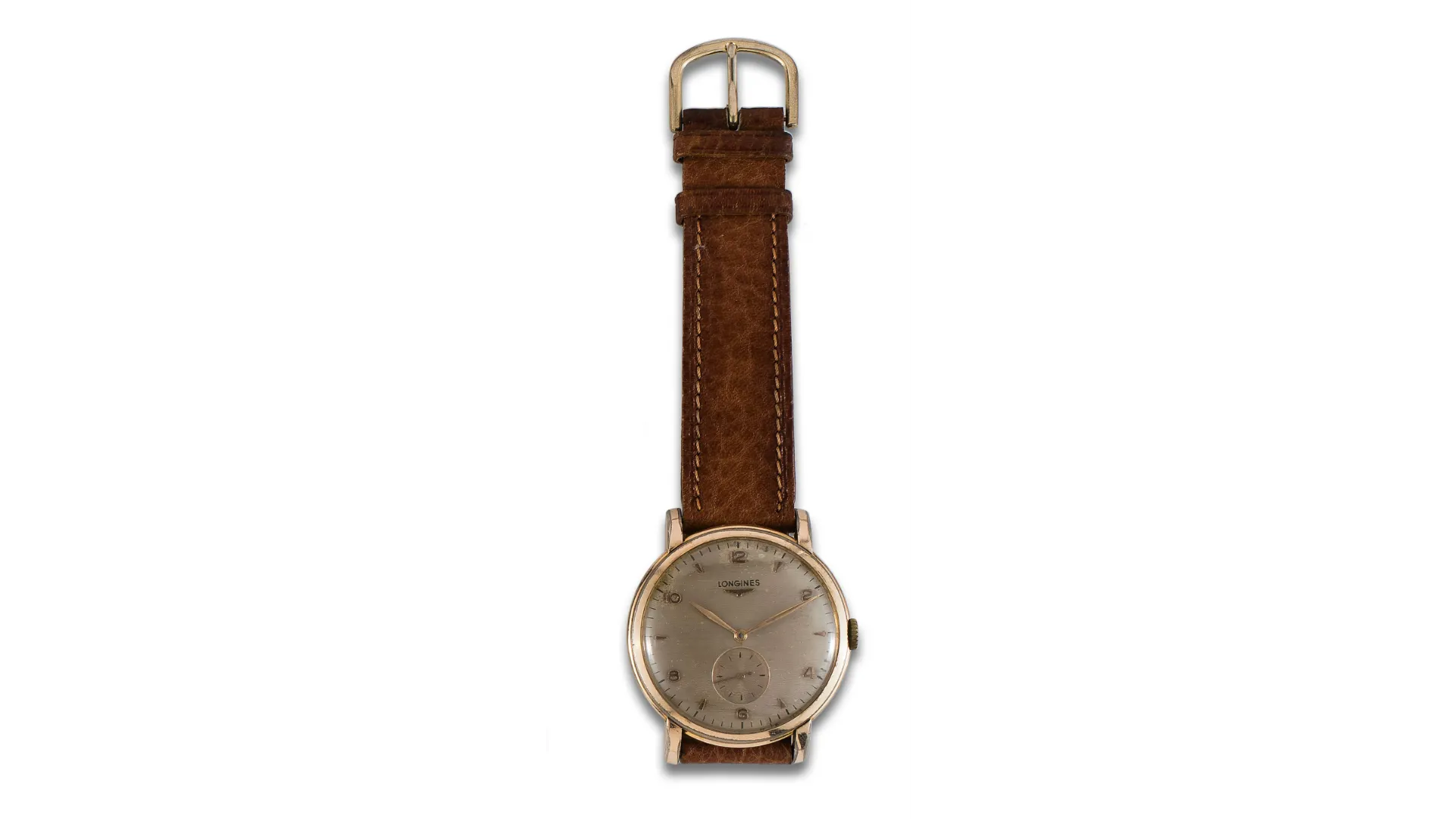 Longines 39mm Gold-plated Beige