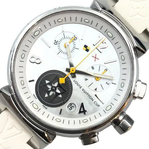 Louis Vuitton Q132C2 34mm Stainless steel White