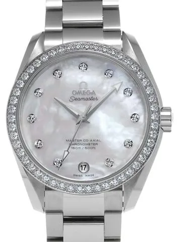 Omega Aqua Terra 231.15.39.21.55.001 38mm Stainless steel White