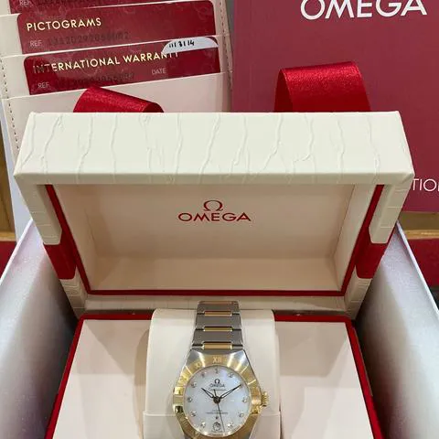 Omega Constellation 131.20.29.20.55.002 29mm Yellow gold and Stainless steel White