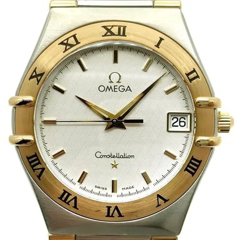 Omega Constellation Quartz 1312.30 33.5mm YG White