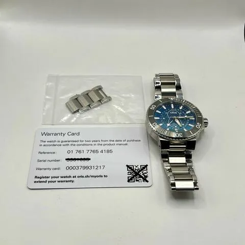 Oris Aquis 01 761 7765 4185 43.5mm Stainless steel Blue 6