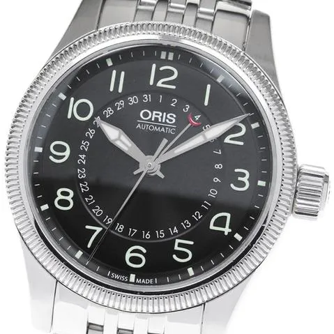 Oris 7679 40mm Stainless steel Black