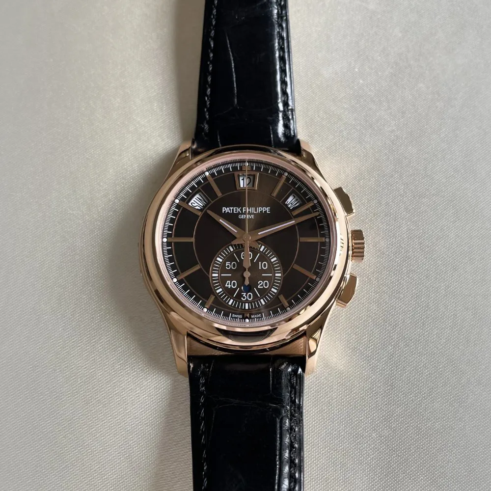 Patek Philippe Annual Calendar Chronograph 5905R-001 42mm Rose gold Brown