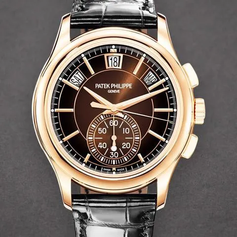 Patek Philippe Annual Calendar Chronograph 5905R-001 42mm Rose gold Brown