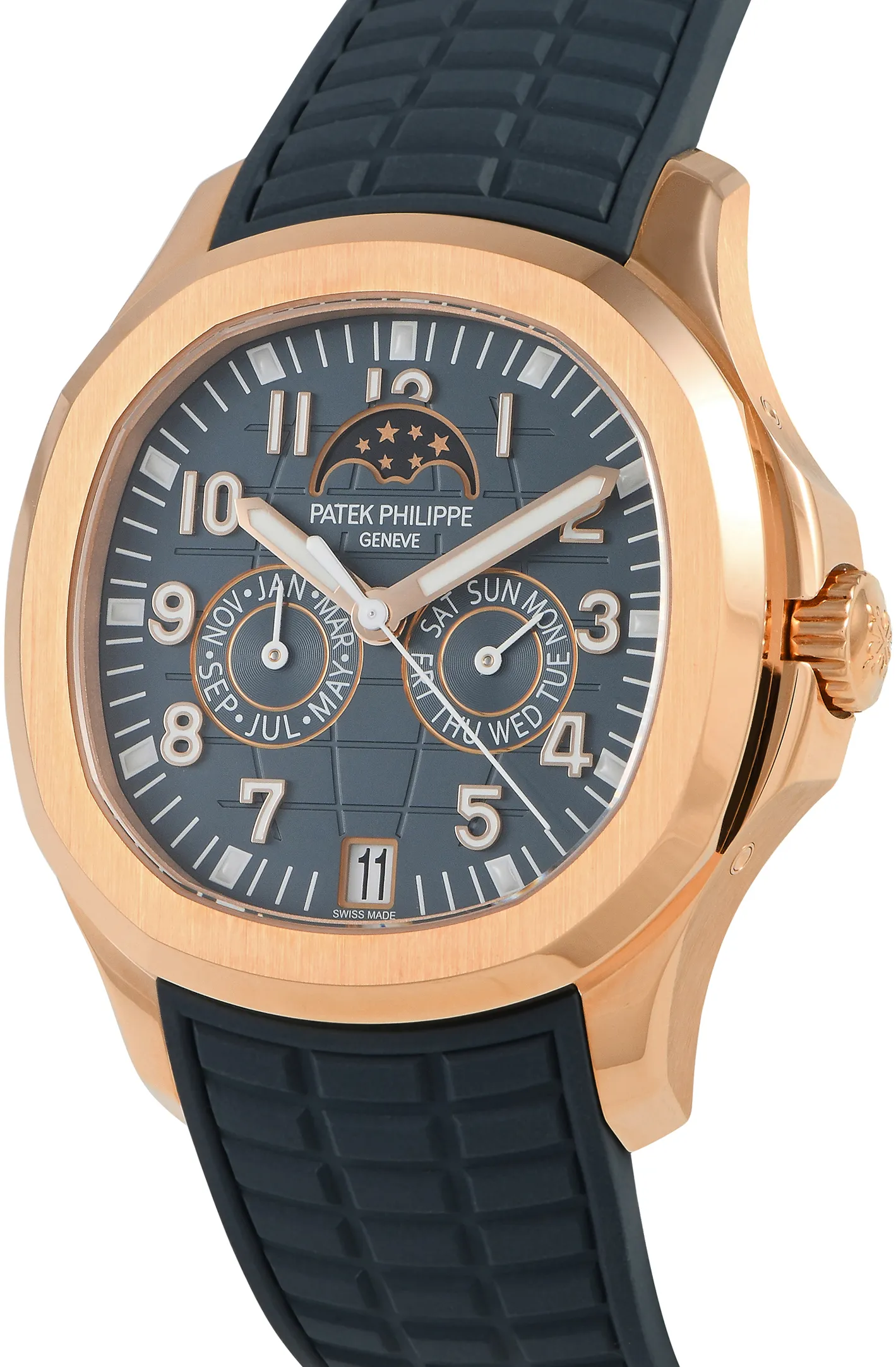 Patek Philippe Aquanaut 5261R-001 40mm Rose gold and 18k rose gold Blue 1