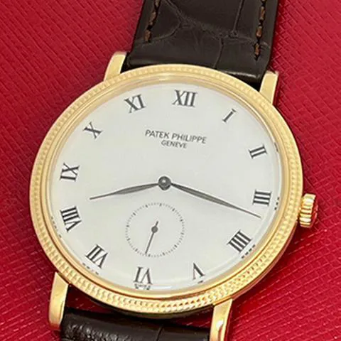 Patek Philippe Calatrava 3919J 33mm Yellow gold White