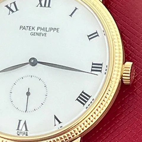 Patek Philippe Calatrava 3919J 33mm Yellow gold White 1