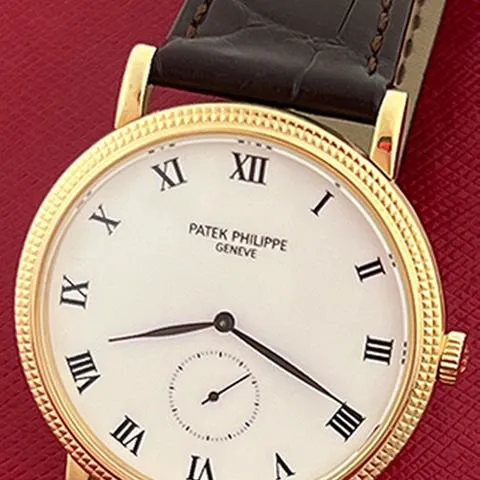 Patek Philippe Calatrava 3919J 33mm Yellow gold White 3