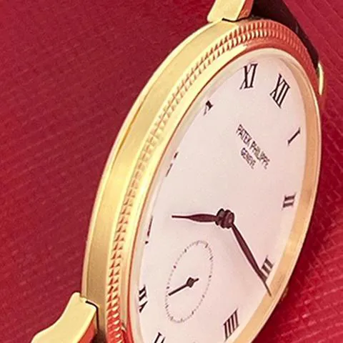 Patek Philippe Calatrava 3919J 33mm Yellow gold White 4