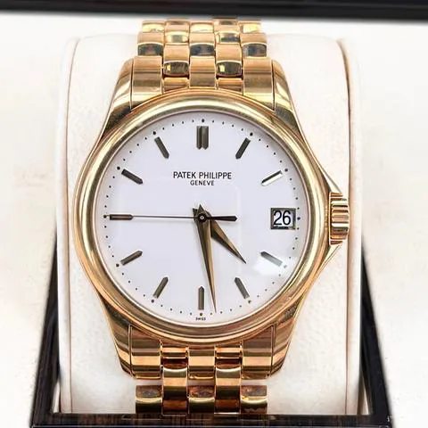 Patek Philippe Calatrava 5127J-001 37mm Yellow gold Silver