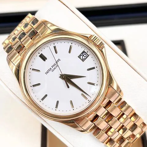 Patek Philippe Calatrava 5127J-001 37mm Yellow gold Silver 1