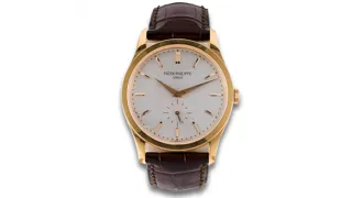 Patek Philippe Calatrava 5196R-001 Rose gold Silver