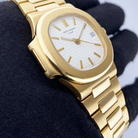 Patek Philippe Nautilus 3800/1J 38mm Yellow gold White 2