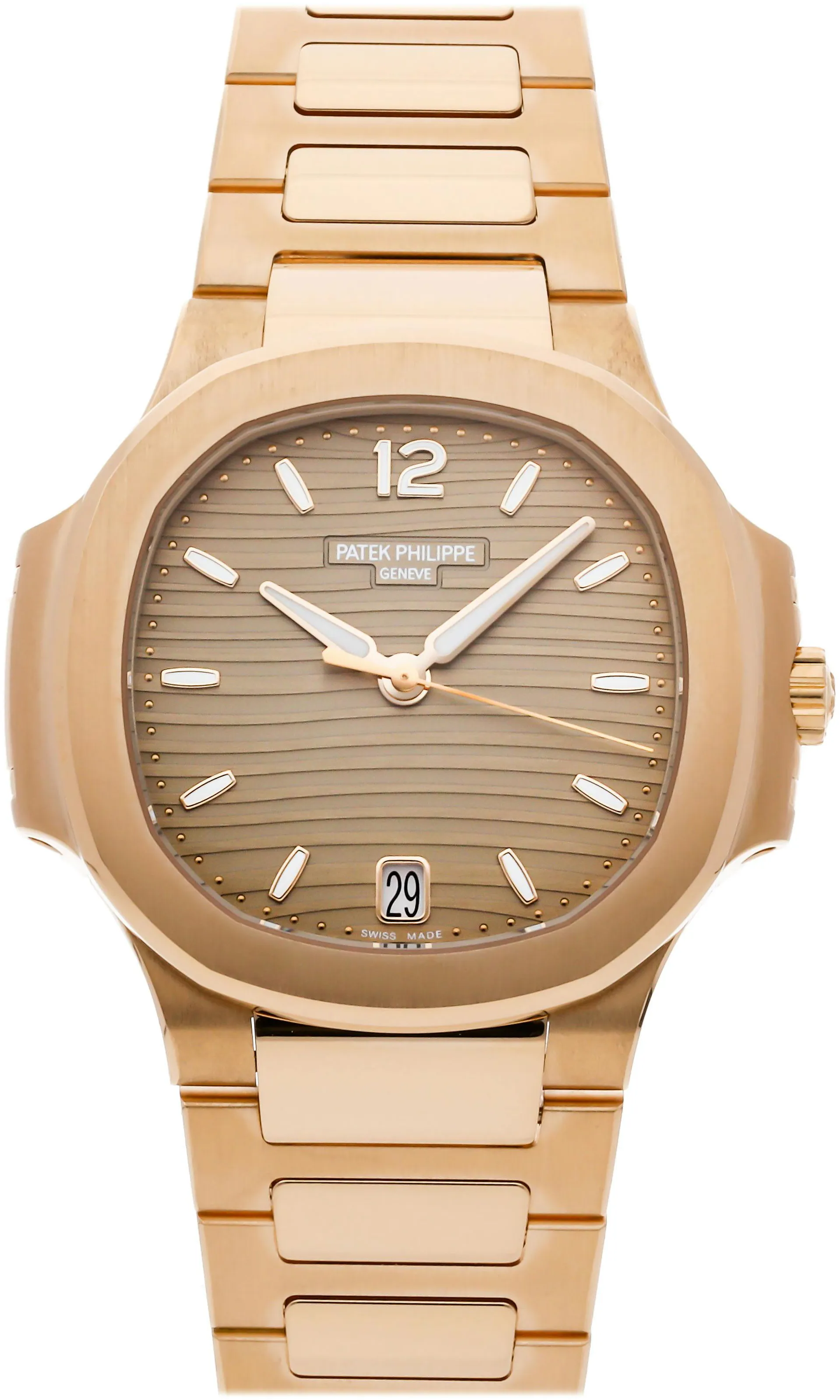 Patek Philippe Nautilus 7118/1R-010 35mm Rose gold Brown