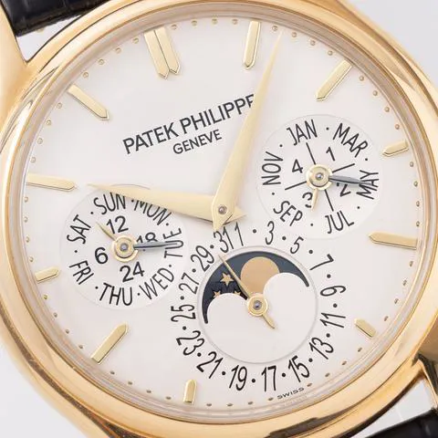 Patek Philippe Perpetual Calendar 5140J 37mm Yellow gold Silver 4