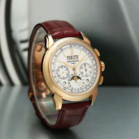 Patek Philippe Perpetual Calendar Chronograph 5270J-001 41mm Yellow gold Silver