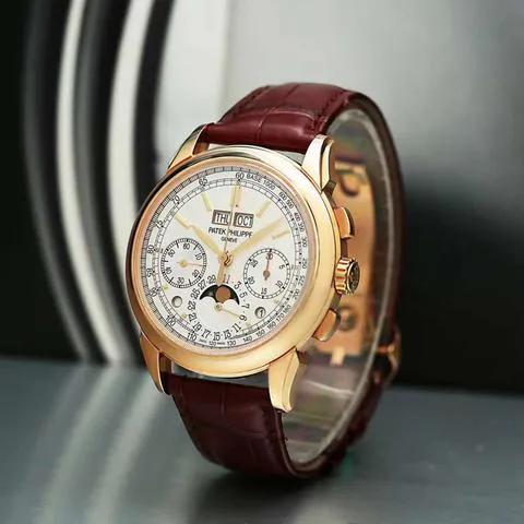 Patek Philippe Perpetual Calendar Chronograph 5270J-001 41mm Yellow gold Silver 3