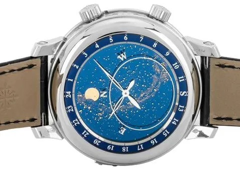 Patek Philippe Sky Moon Tourbillon 5002P-001 42mm Platinum Silver 4