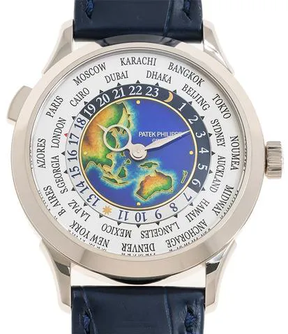 Patek Philippe World Time 5231G-001 38.5mm White gold White