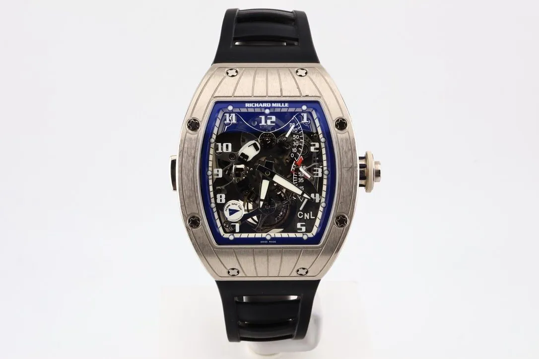 Richard Mille RM 015 40mm White gold Transparent