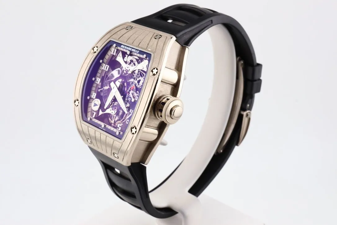 Richard Mille RM 015 40mm White gold Transparent 1