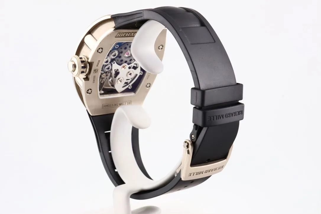 Richard Mille RM 015 40mm White gold Transparent 4