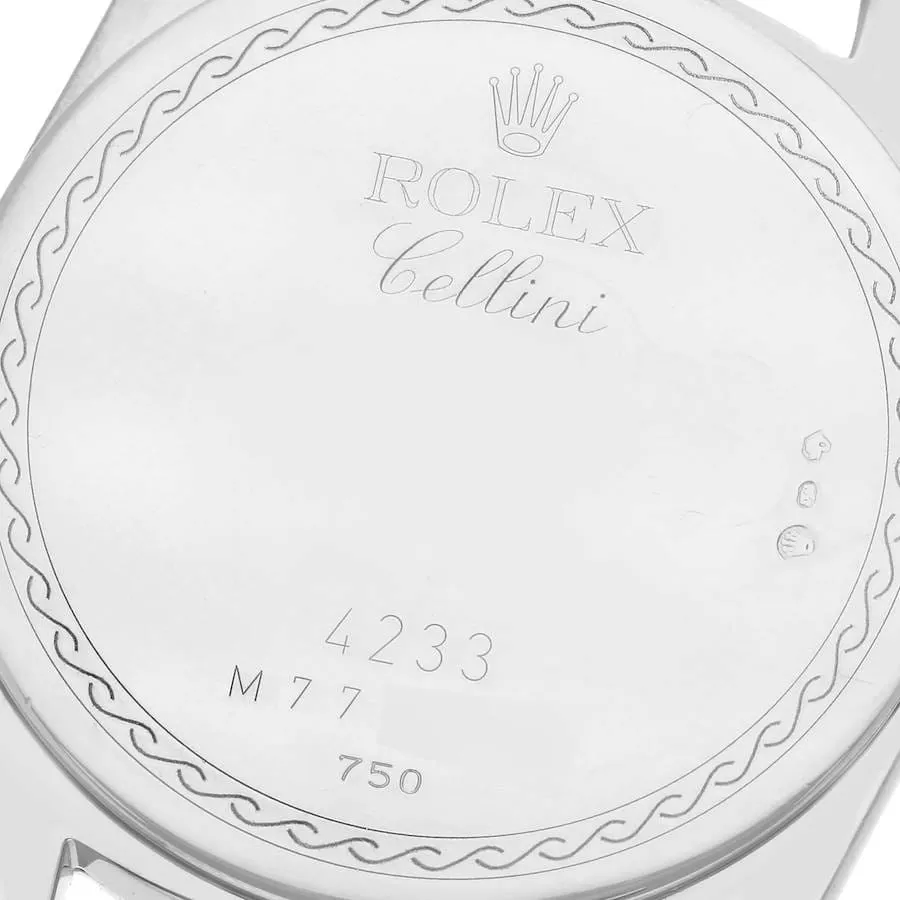 Rolex Cellini 4233/9 33mm Rose gold Black 3