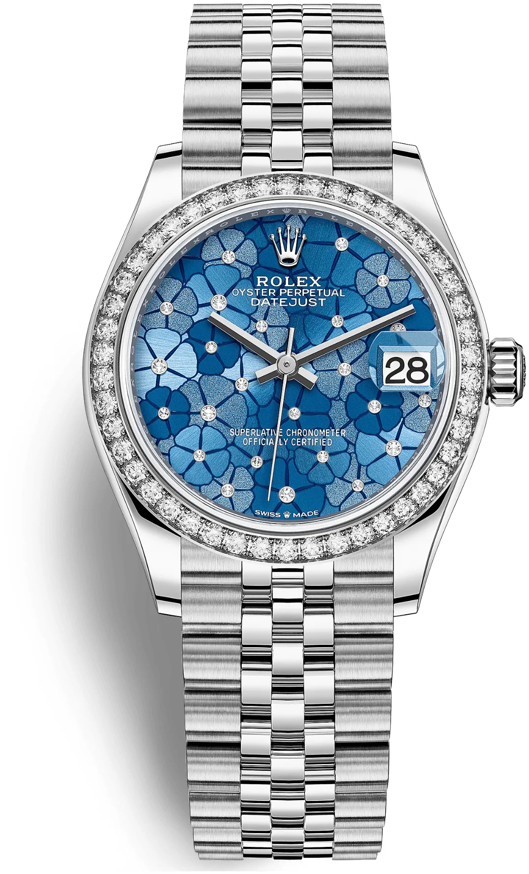 Rolex Datejust 278384RBR-0040 31mm Stainless steel Blue