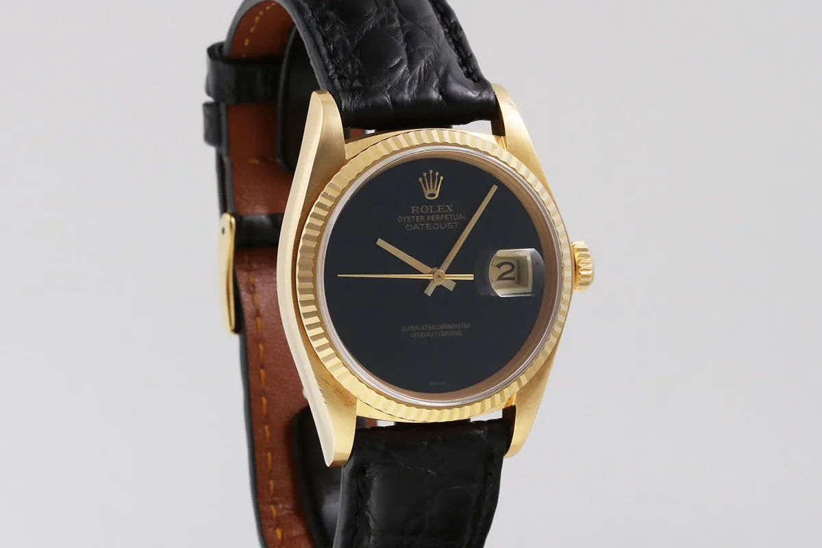 Rolex Datejust 36 16018 36mm Yellow gold Onyx 6