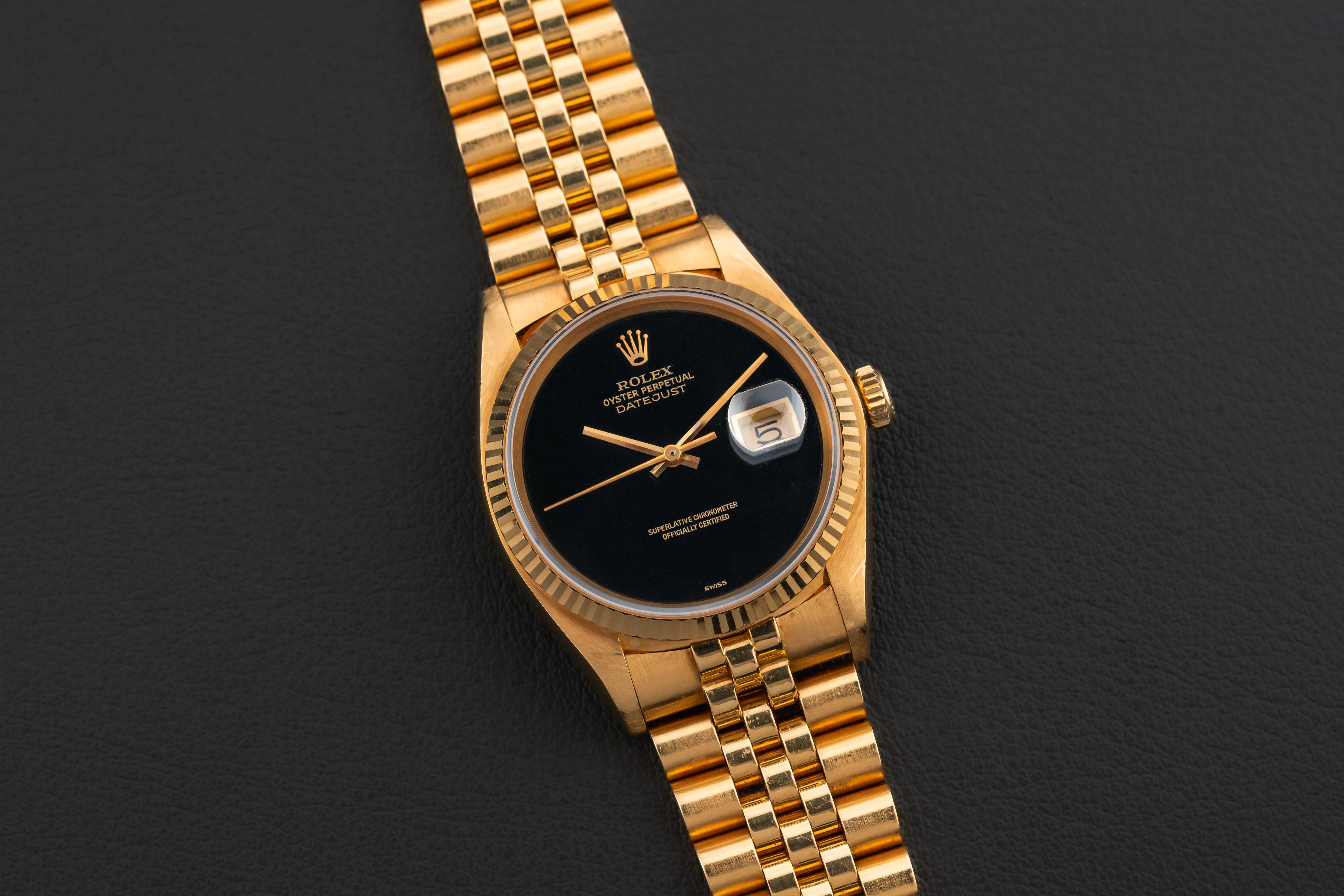 Rolex Datejust 36 16018 36mm Yellow gold Champagne 1