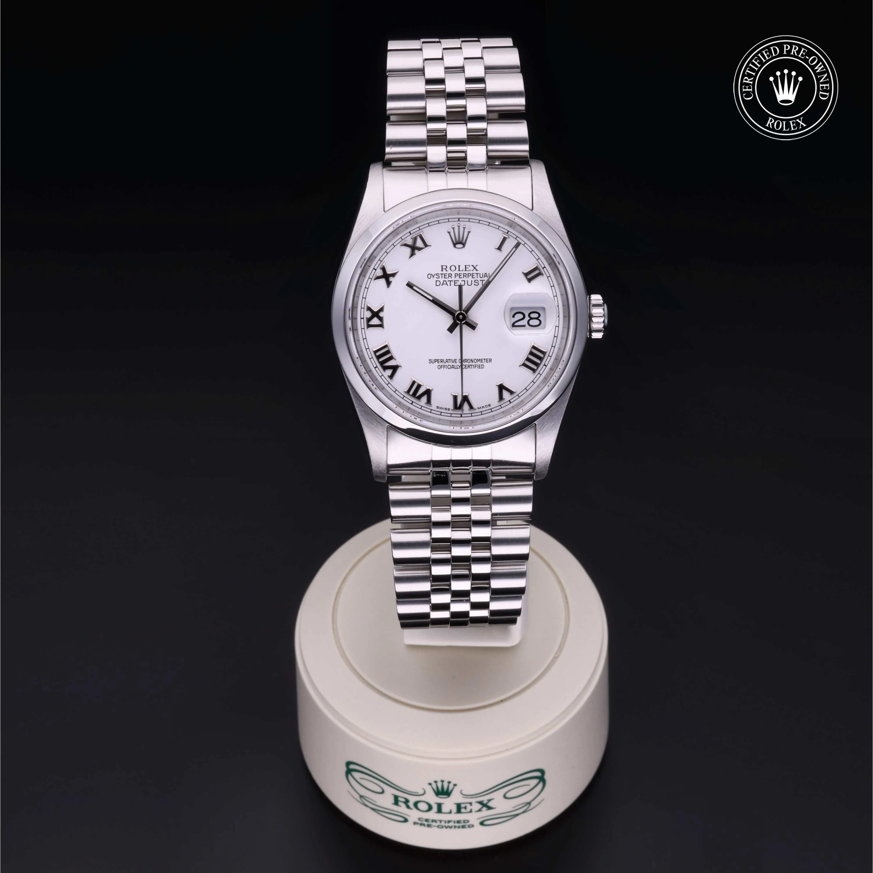 Rolex Datejust 36 16200 36mm Stainless steel White 1