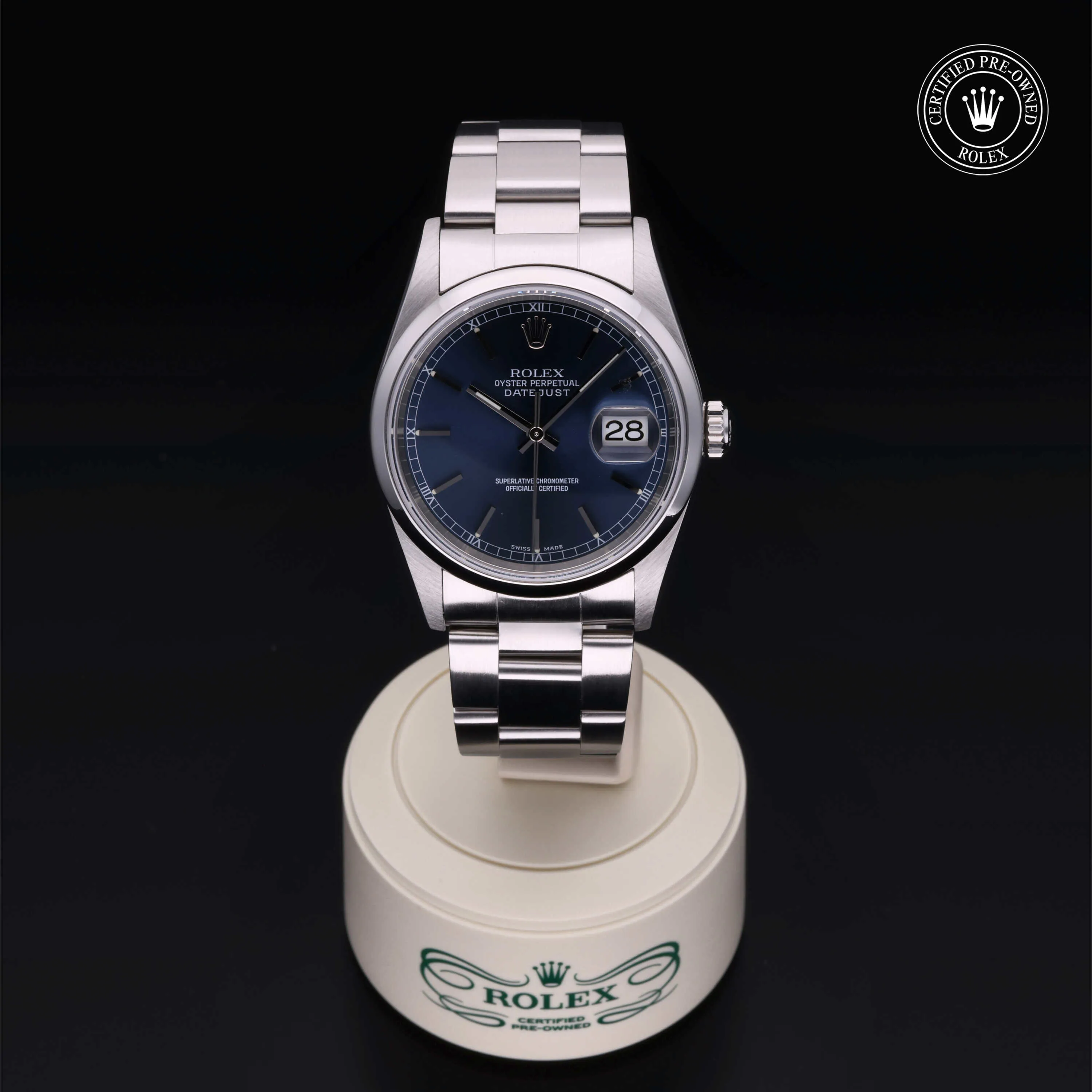 Rolex Datejust 36 16200 36mm Stainless steel Blue 1