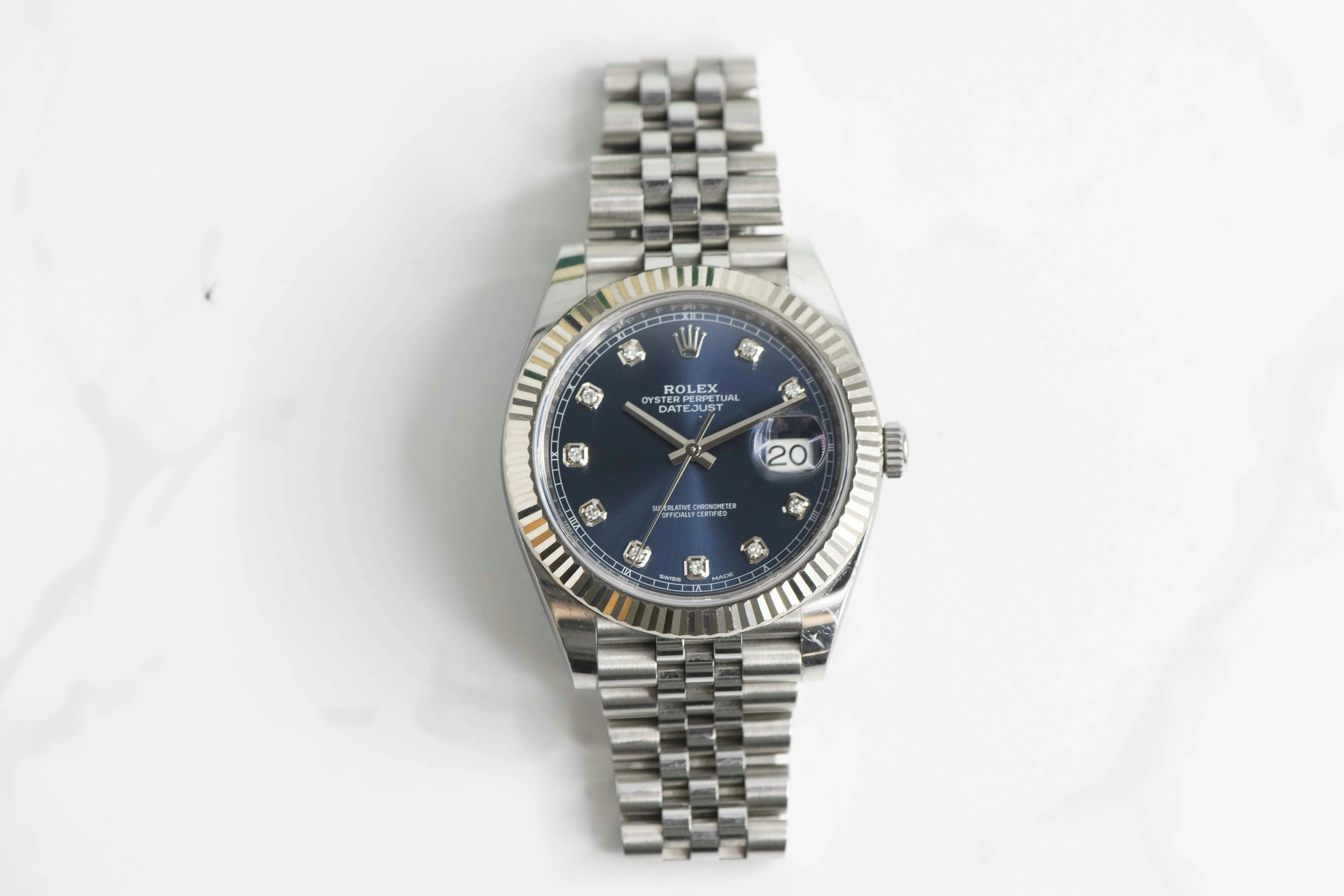 Rolex Datejust 41 126334 41mm Stainless steel Blue